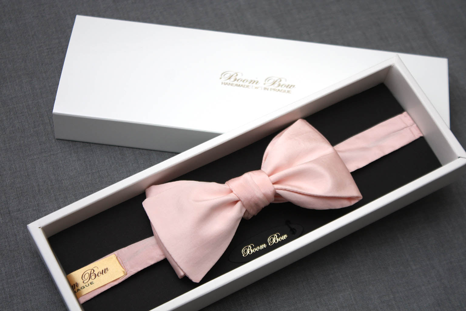 Light Pink Self-Tie Bow Tie