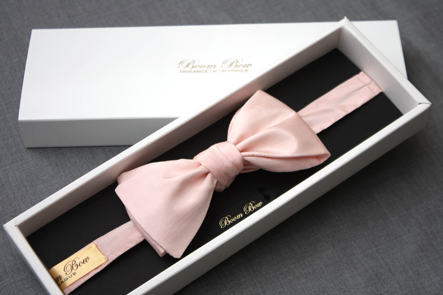 Light Pink Self-Tie Bow Tie