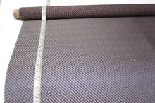 Load image into Gallery viewer, Grey Diagonal Stripe Silk Fabric
