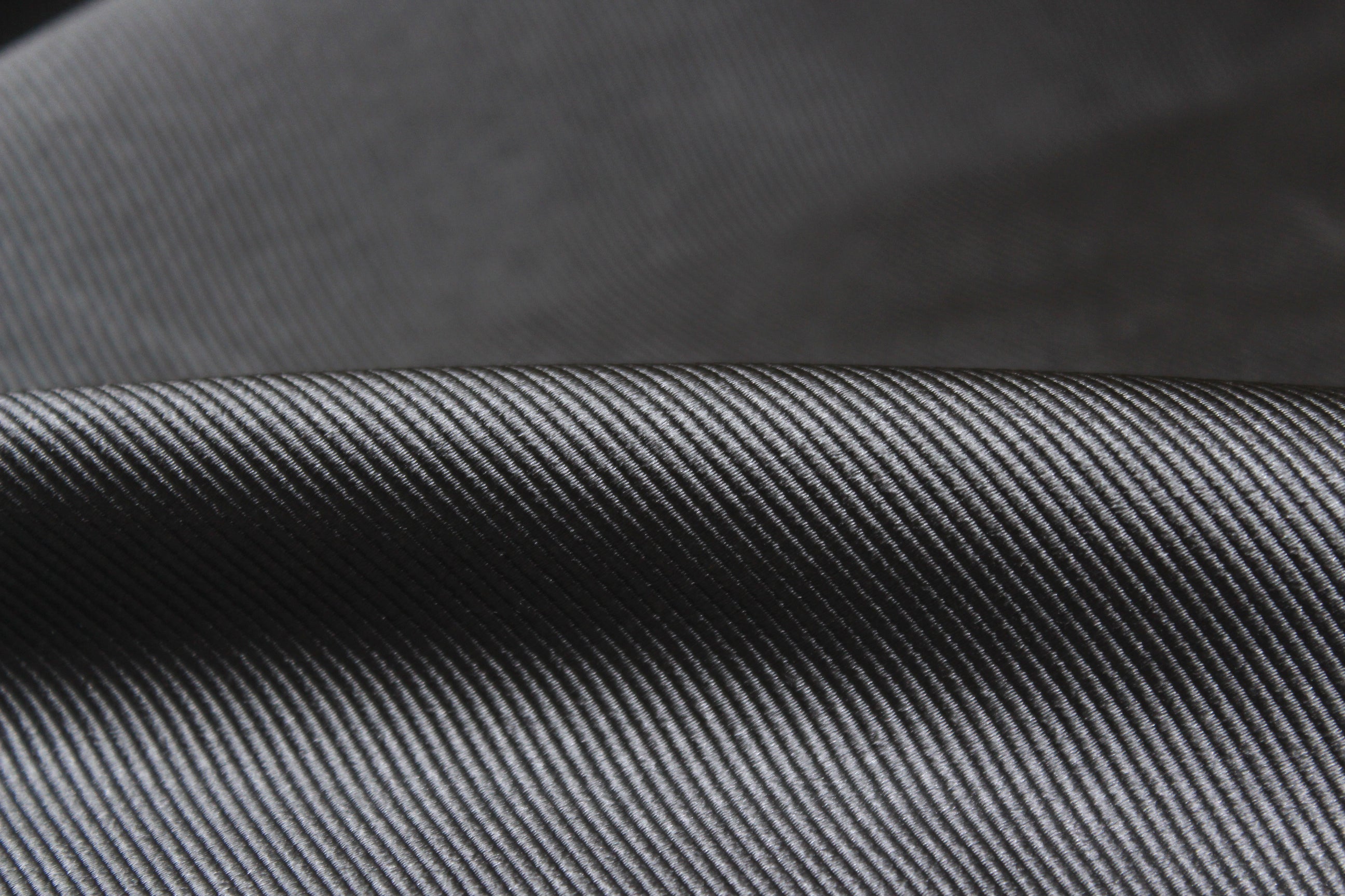 Grey Stripe Silk Fabric