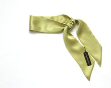 Load image into Gallery viewer, Pistachio Silk Skinny Scarf
