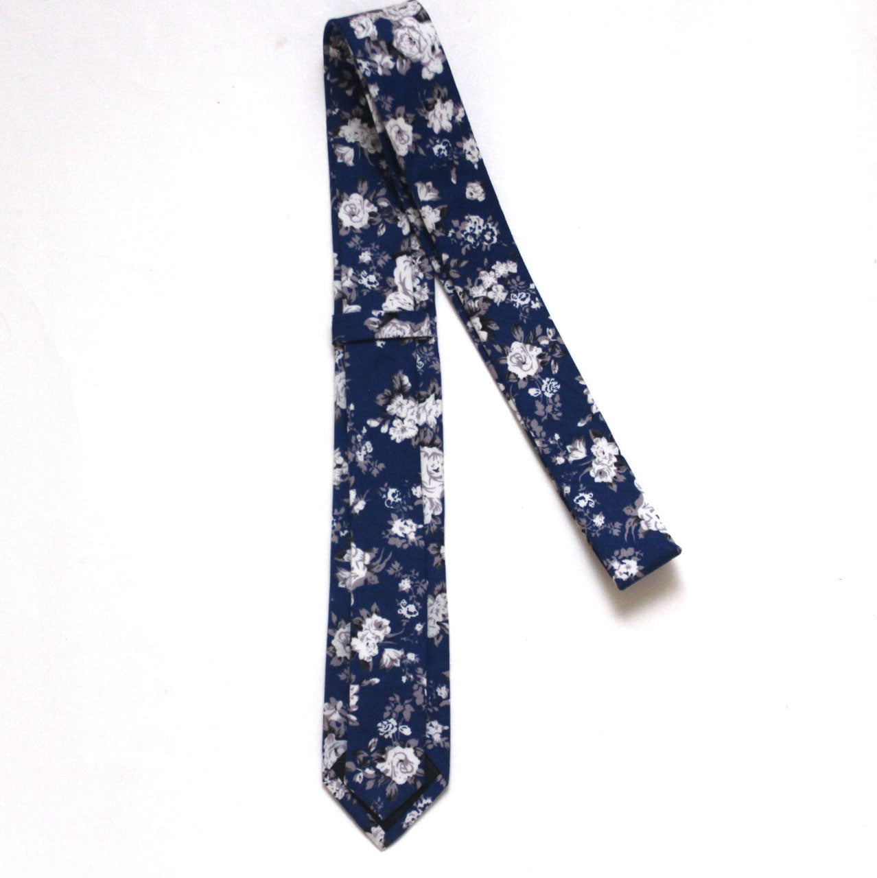 Royal Blue Floral Necktie