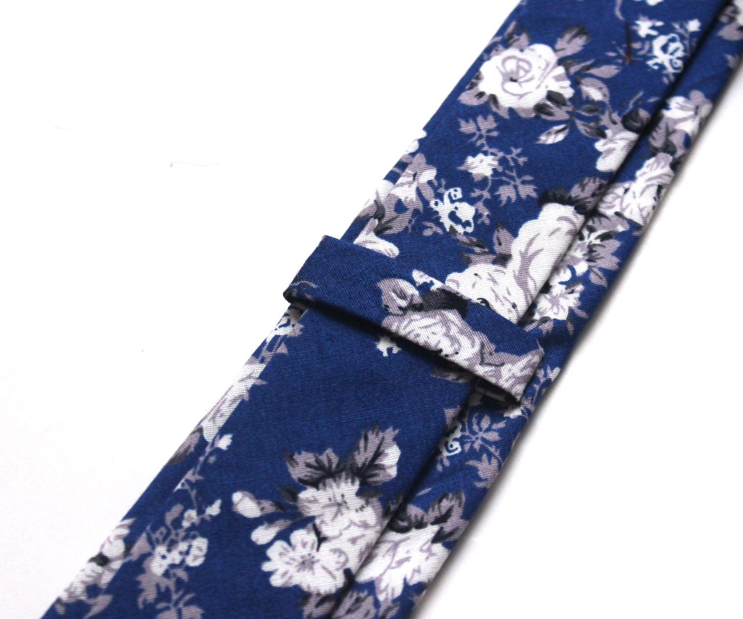 Royal Blue Floral Necktie