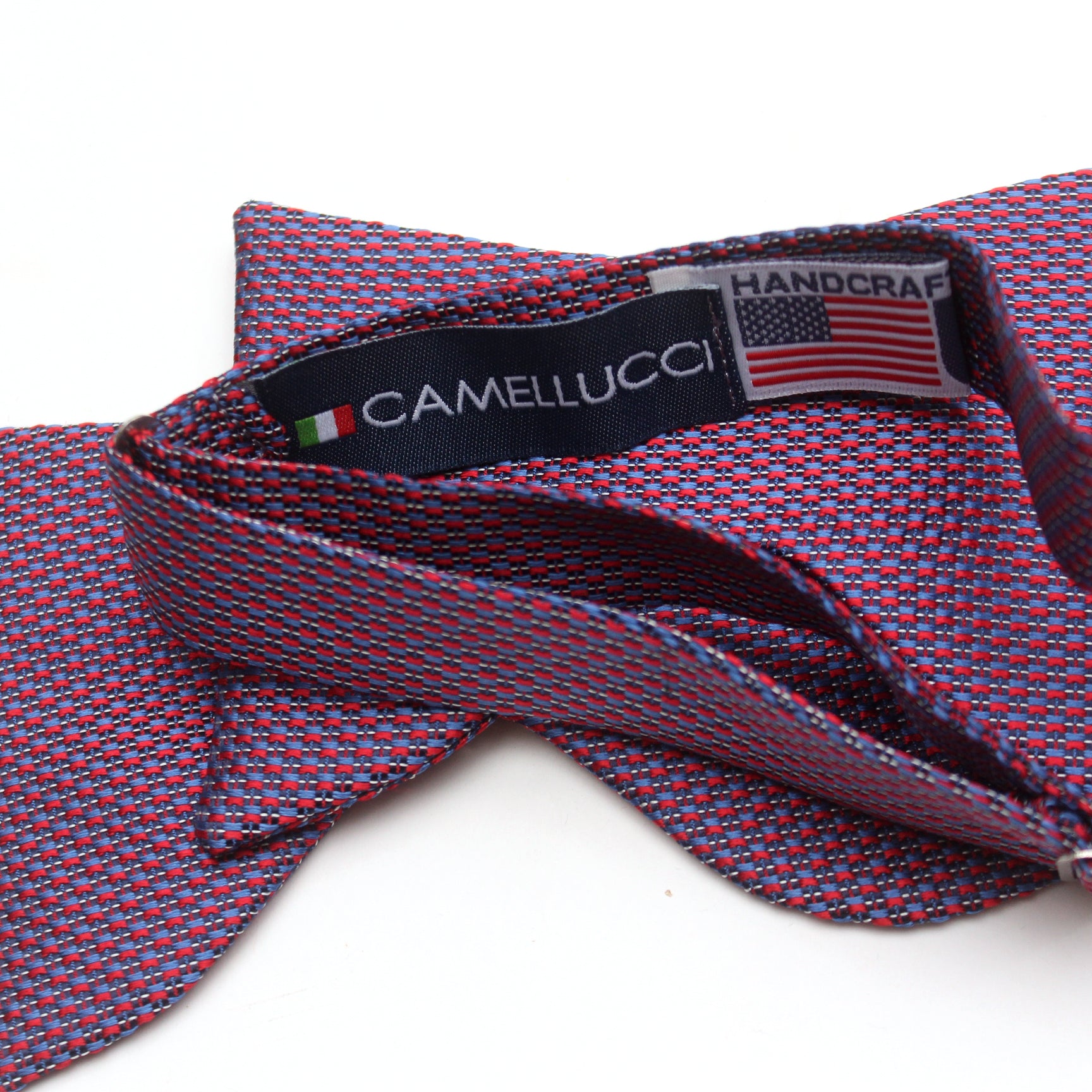 Purple Big Butterfly Silk Bow Tie