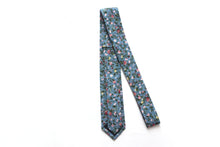 Load image into Gallery viewer, Dusty Blue Floral Necktie 2.36&quot;
