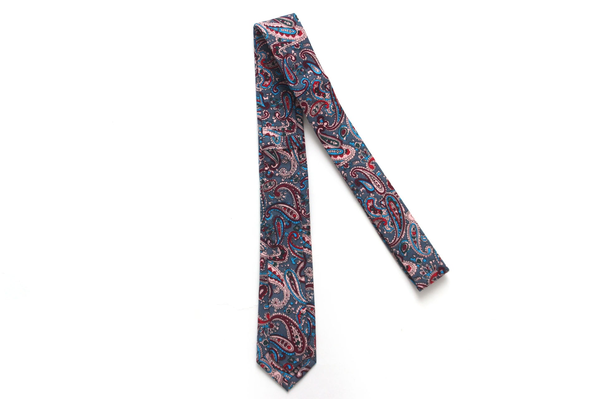 Paisley Floral Cotton Necktie