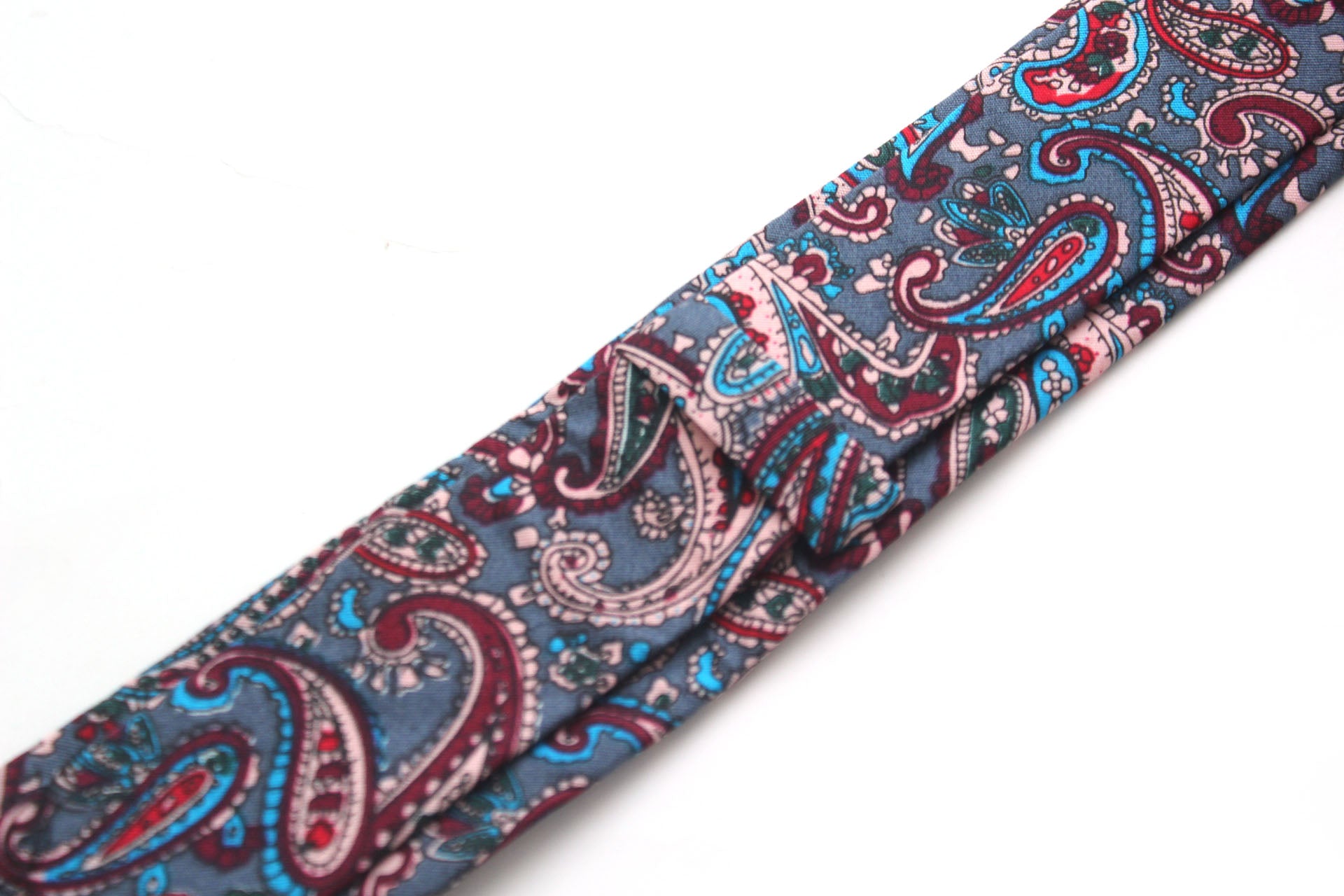Paisley Floral Cotton Necktie