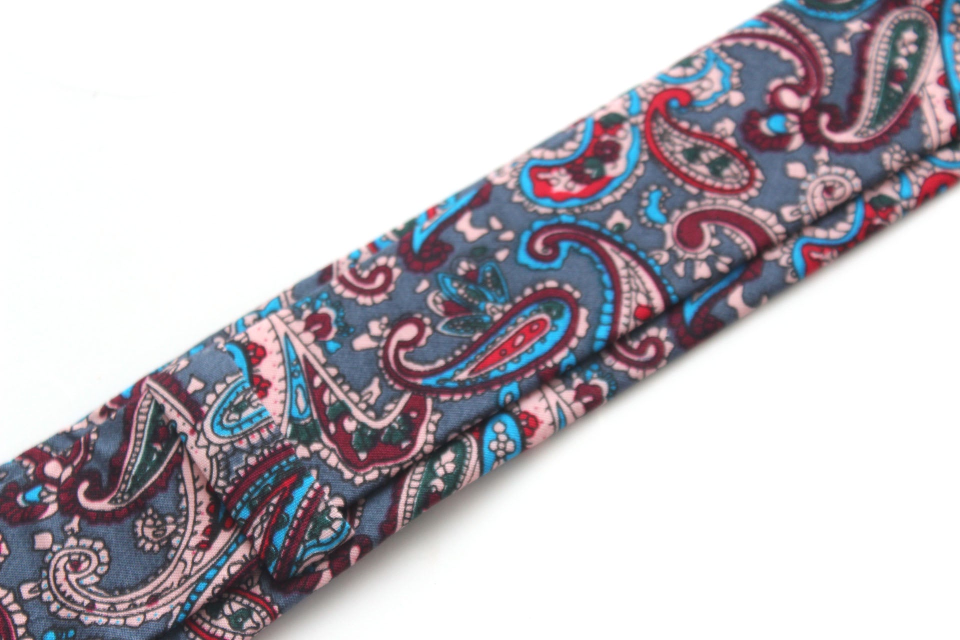 Paisley Floral Cotton Necktie