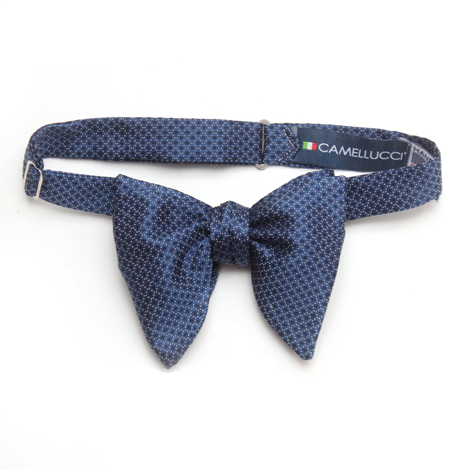 Blue Big Butterfly Silk Bow Tie