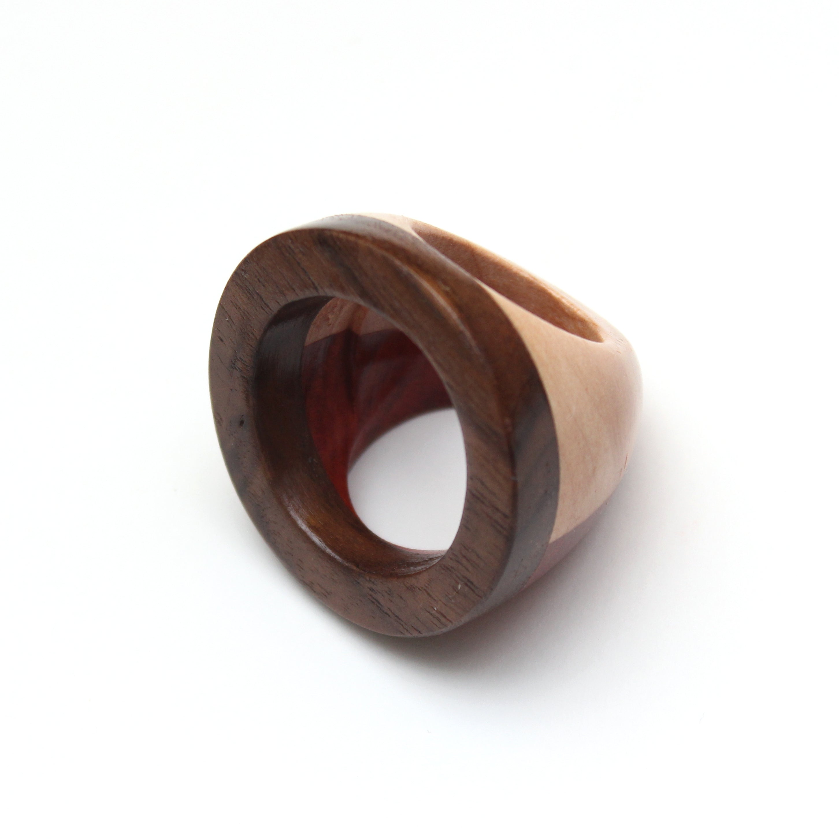 Wood Scarf ring