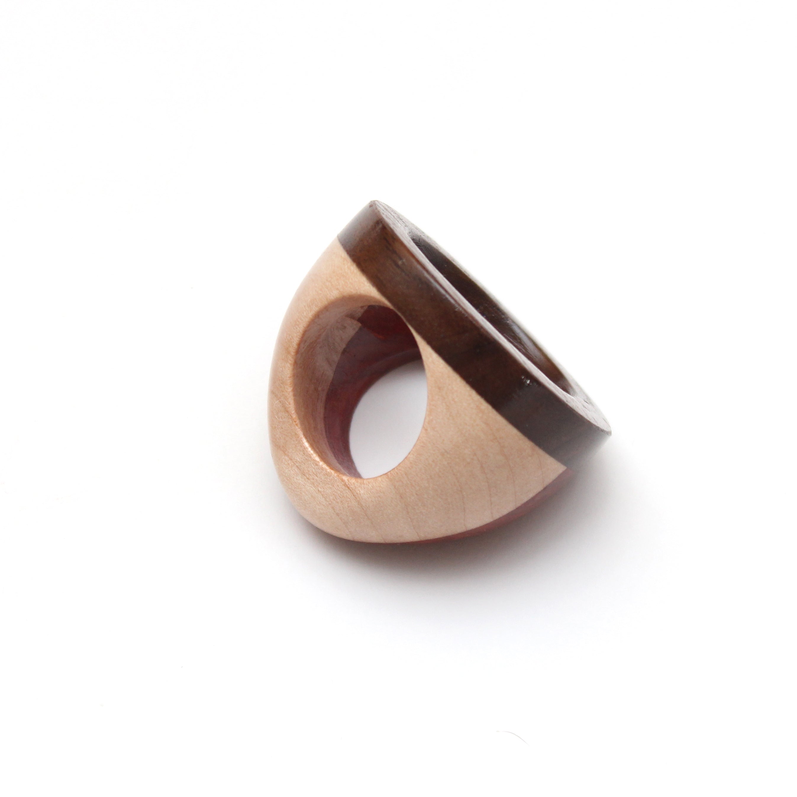 Wood Scarf ring