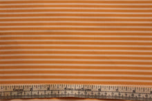 Load image into Gallery viewer, Orange Stripe Silk Fabric
