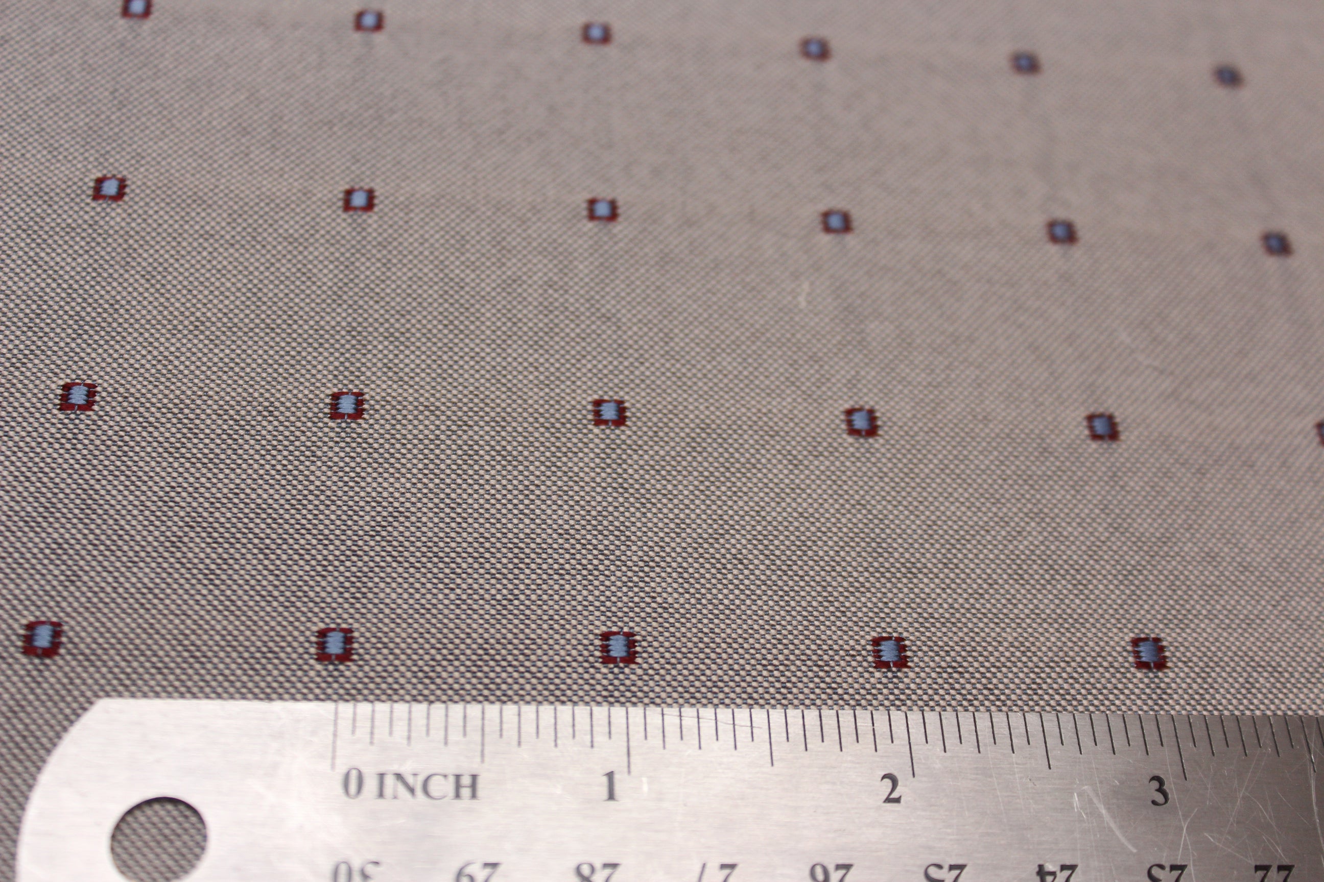 Polka Dot silk fabric Size
