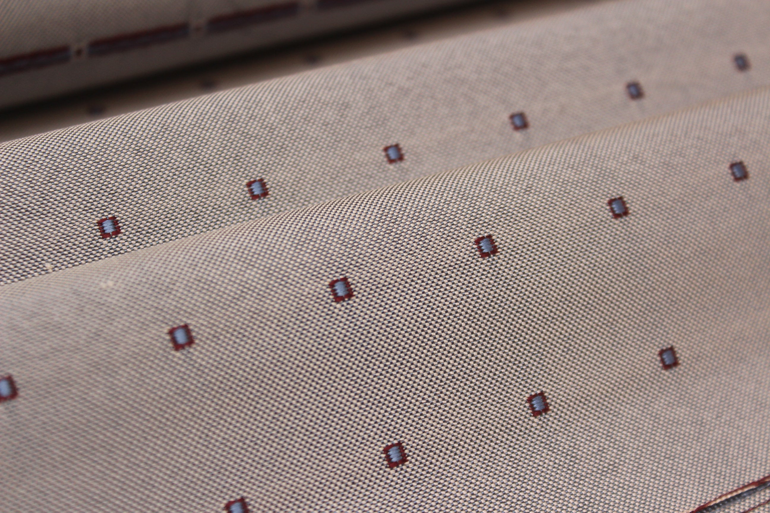 Polka Dot silk fabric