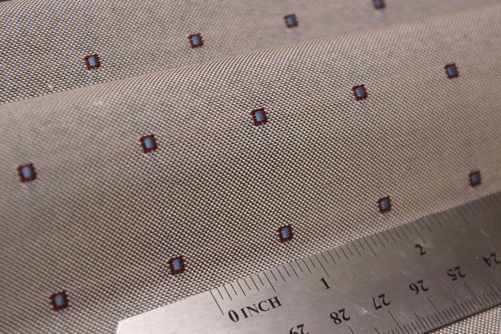 Polka Dot silk fabric Size