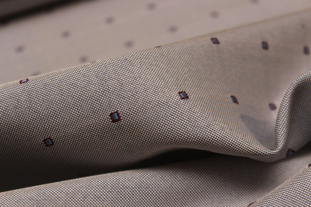 Polka Dot silk fabric