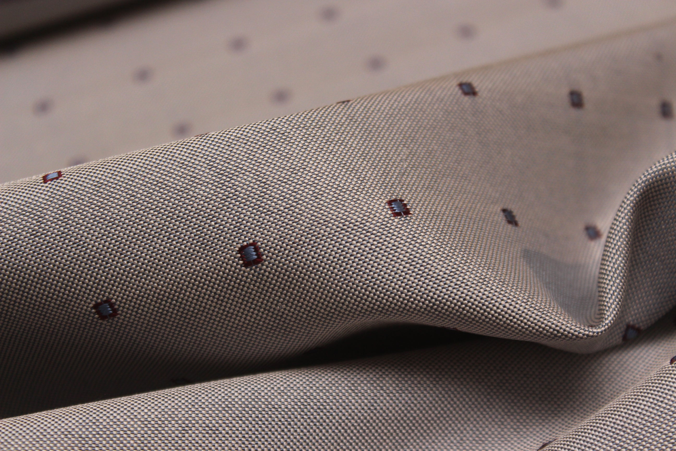 Polka Dot silk fabric