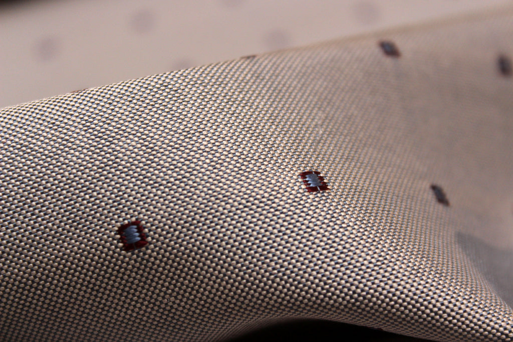 Polka Dot silk fabric Structure