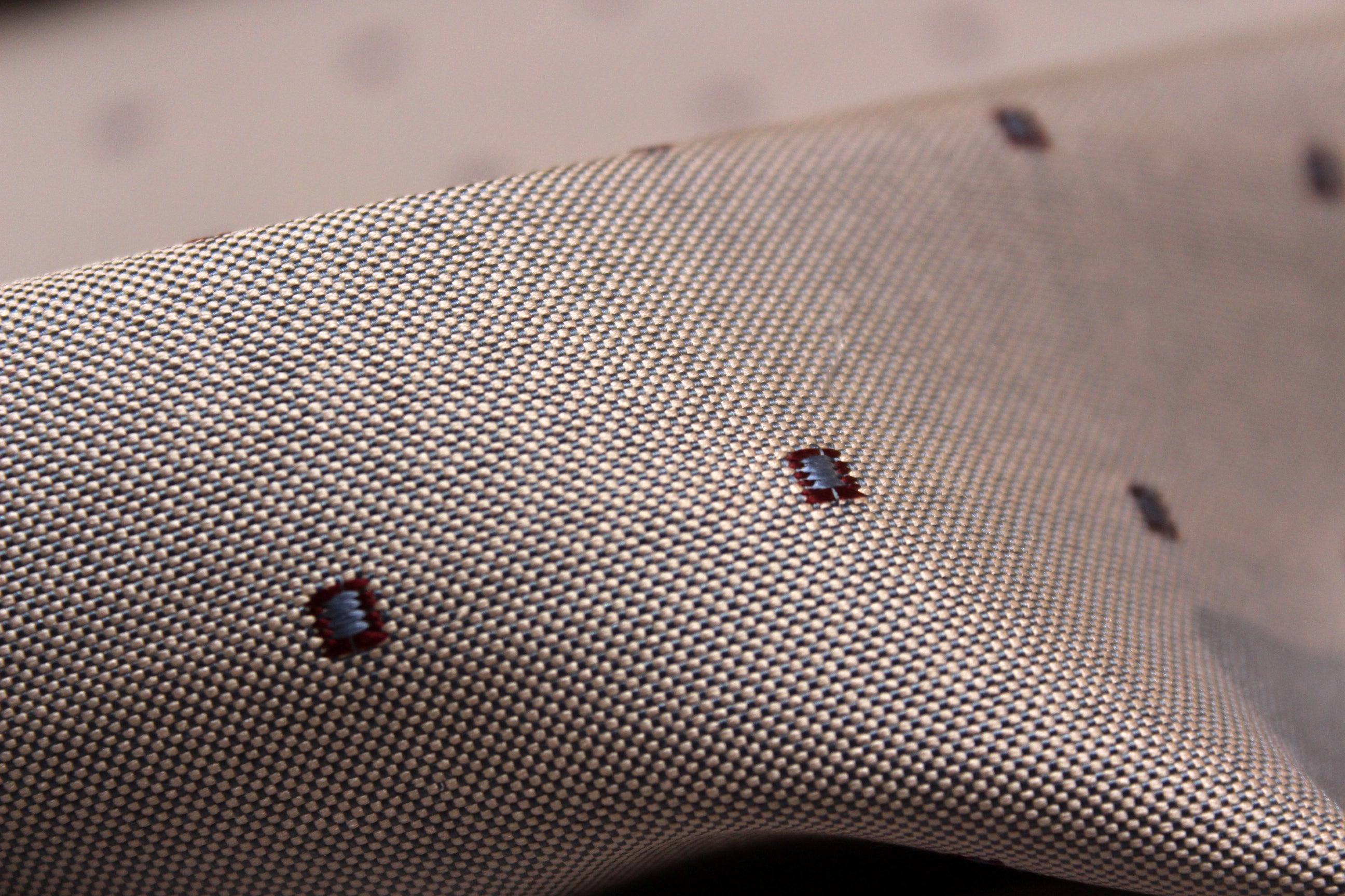 Polka Dot silk fabric Structure