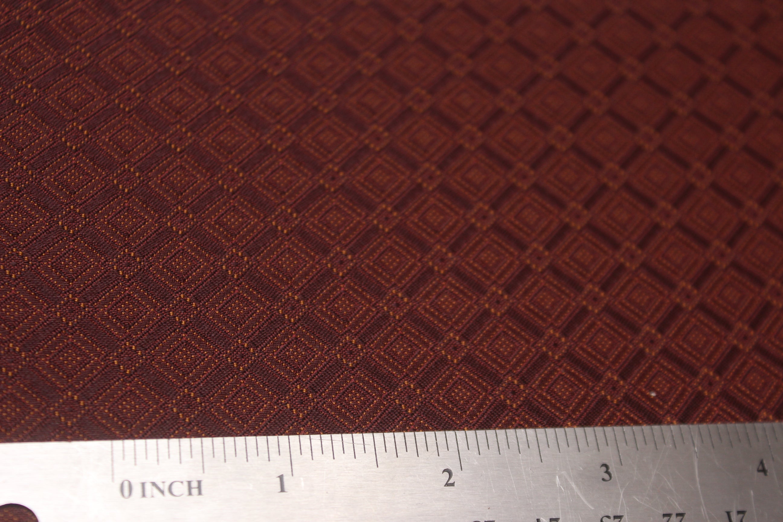 Brown Mustard Reversible Silk Fabric