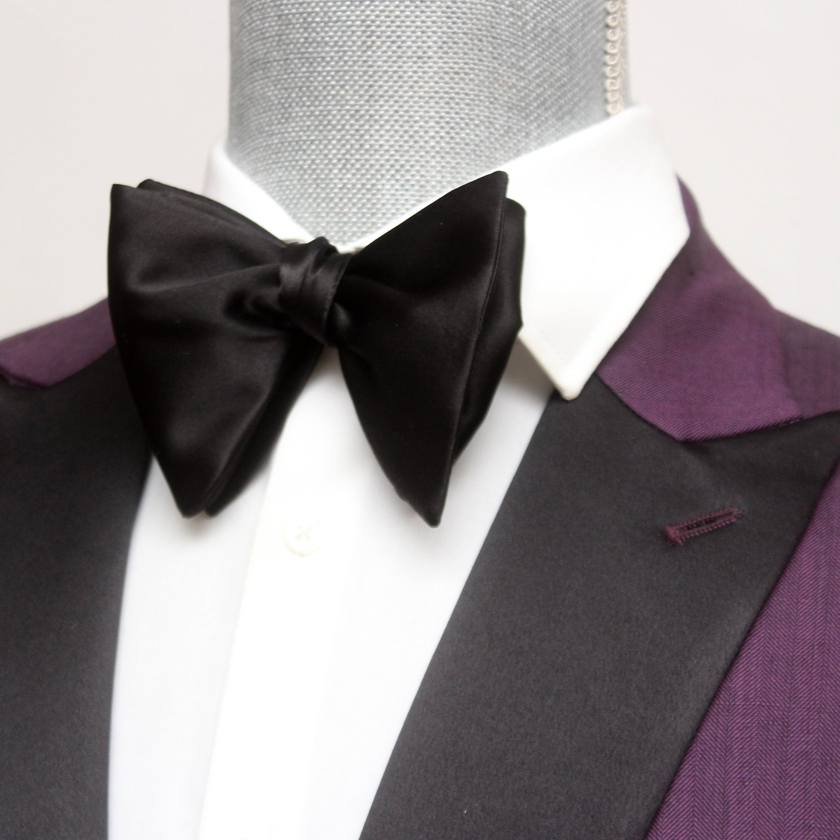 Men's Large Silk Bow Tie