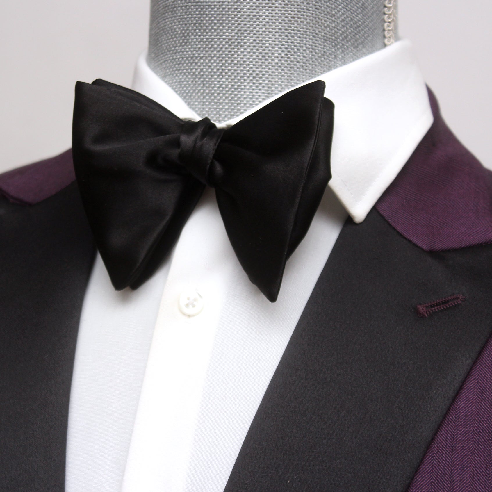 Men's Large Silk Bow Tie