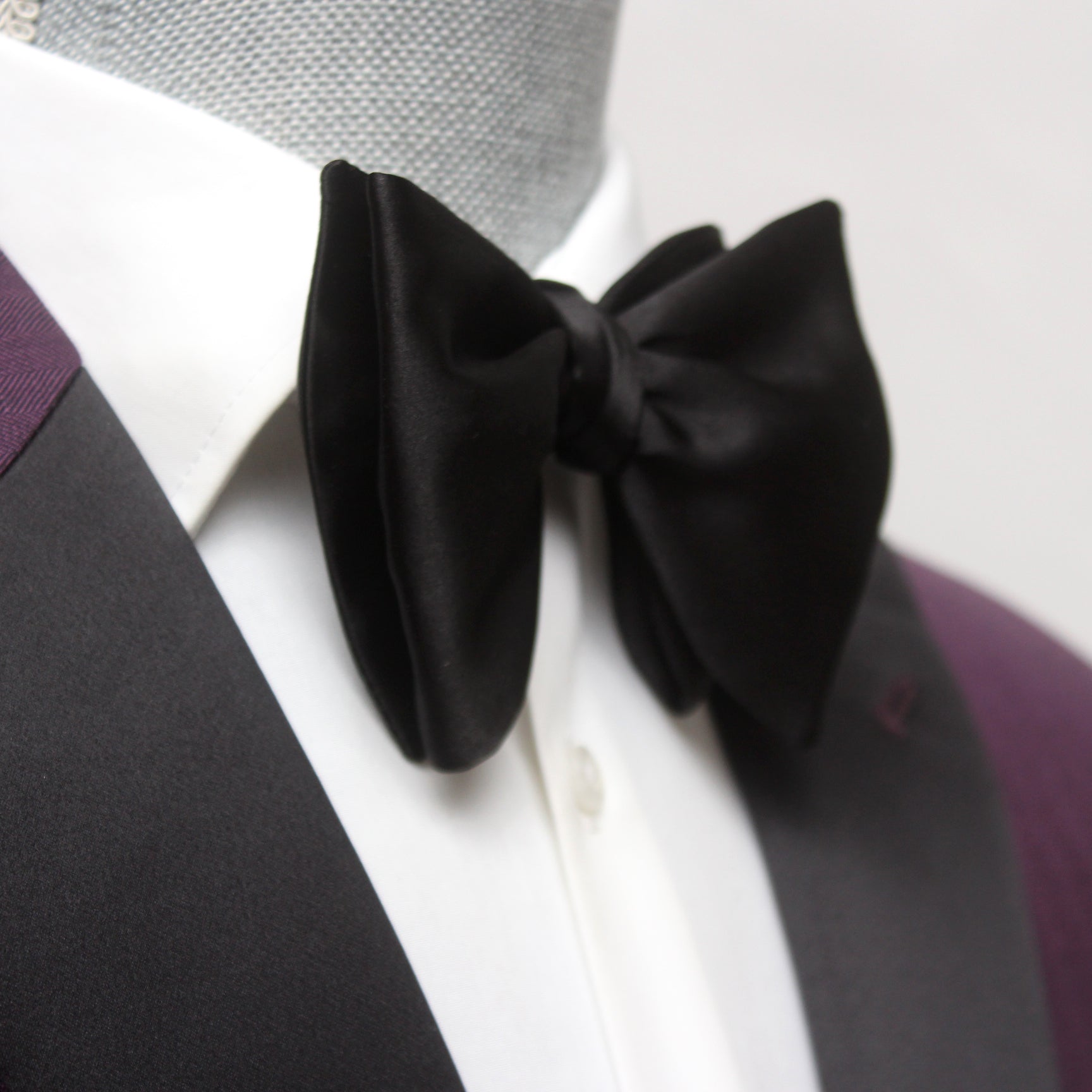 Men's Large Silk Bow Tie