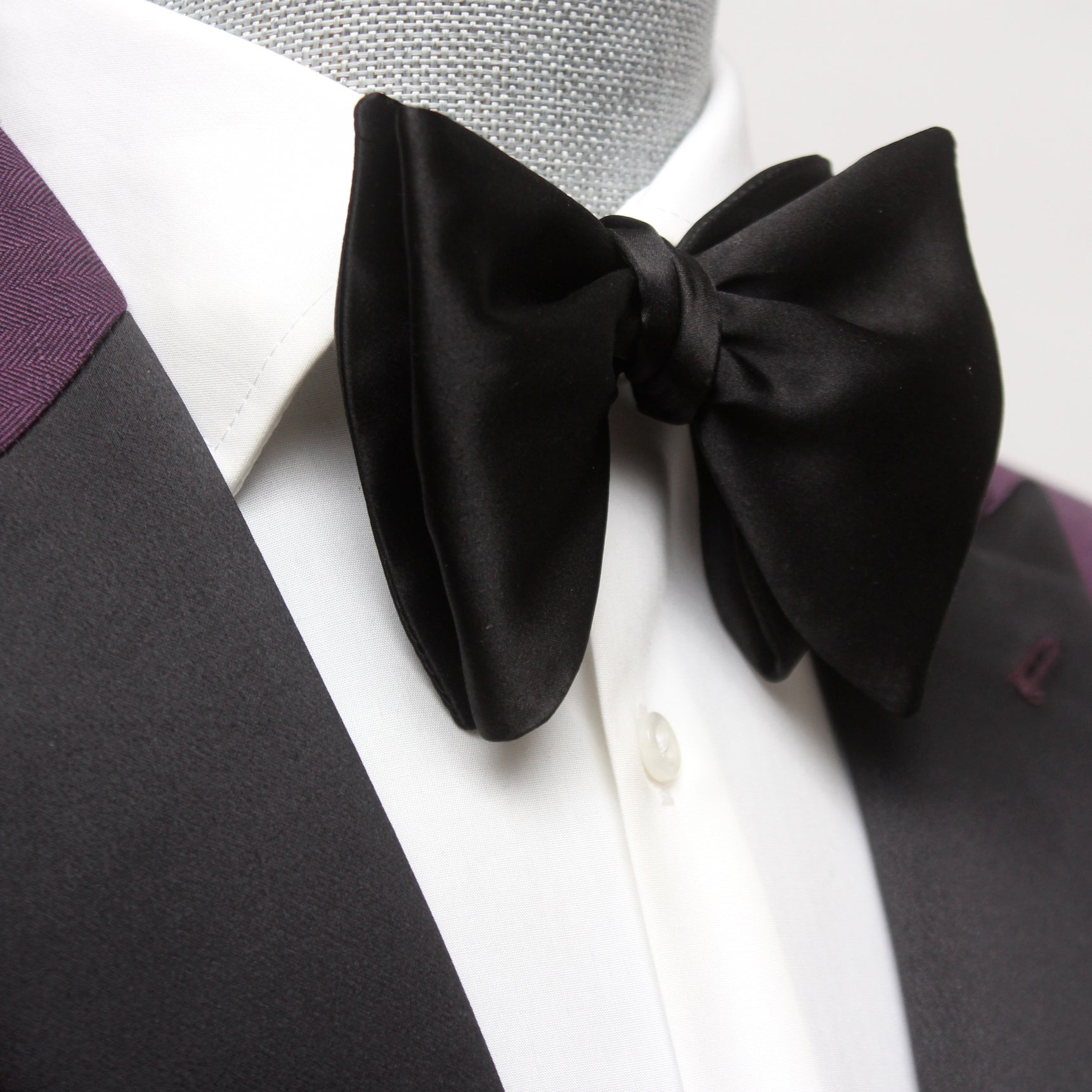 Men's Large Silk Bow Tie