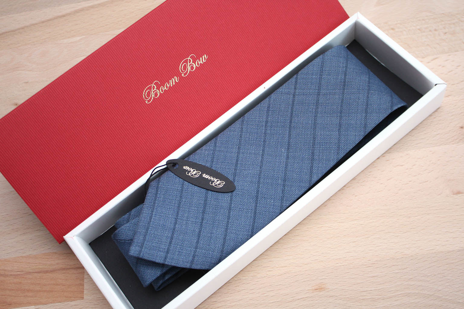 Blue Wool Necktie