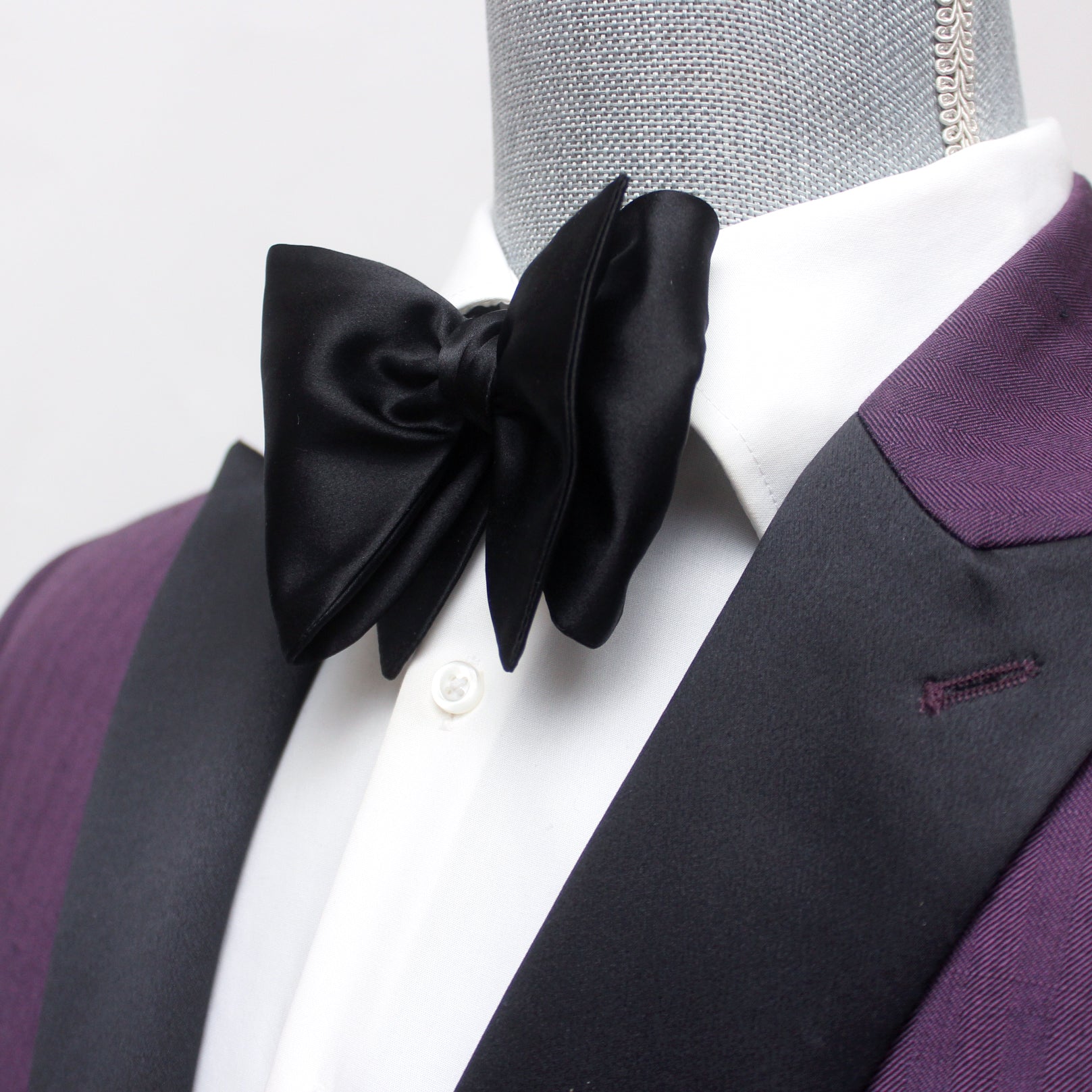 Men's Large Silk Bow Tie