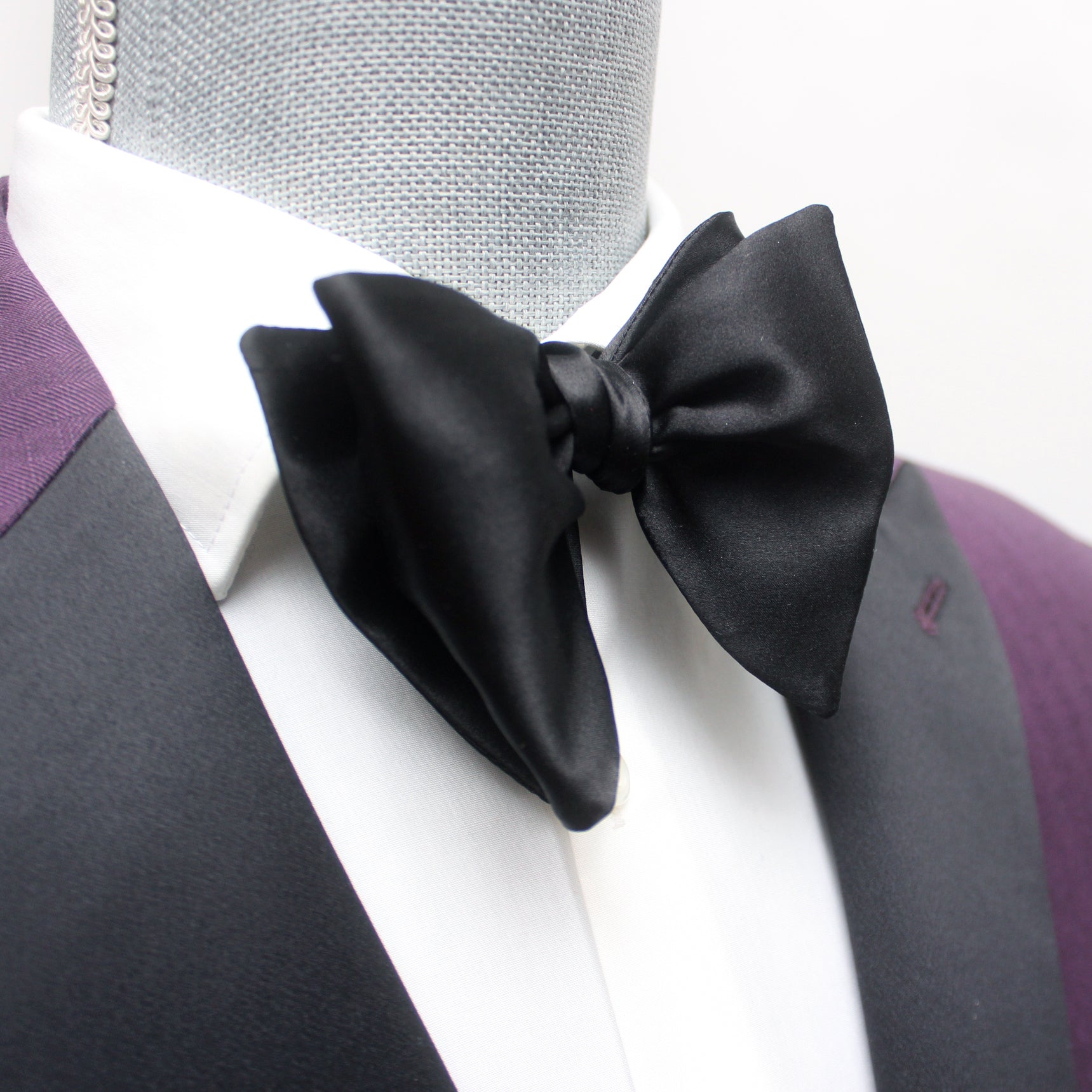 Men's Large Silk Bow Tie