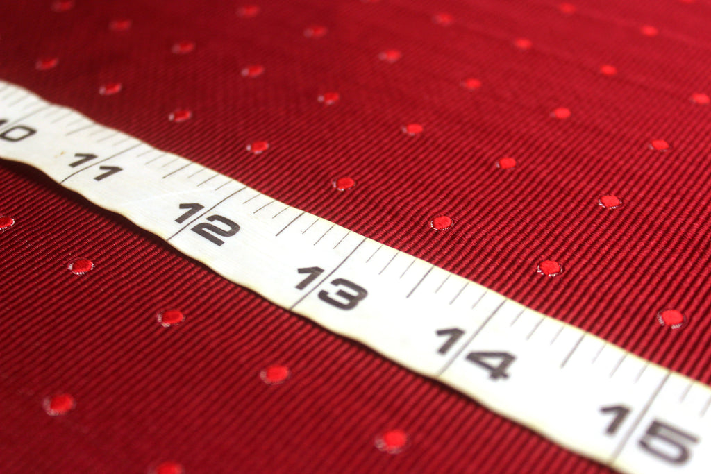 Polka Dot Red Silk Fabric