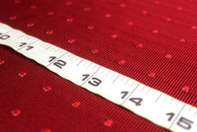 Load image into Gallery viewer, Polka Dot Red Silk Fabric
