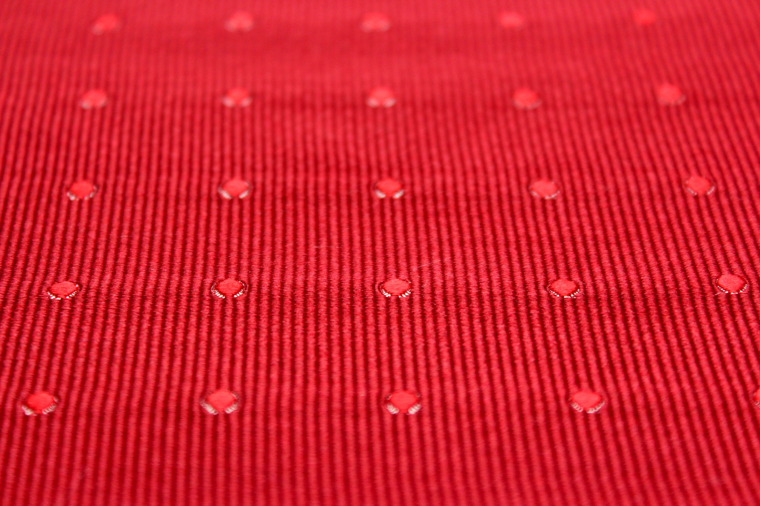 Polka Dot Red Silk Fabric