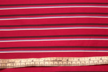 Load image into Gallery viewer, Pink Stripe Silk Fabric
