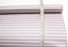 Load image into Gallery viewer, Lavender Beige Stripe Silk Fabric
