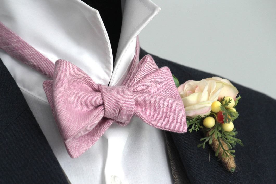 Lilac Lavender Self-Tie Bow Tie