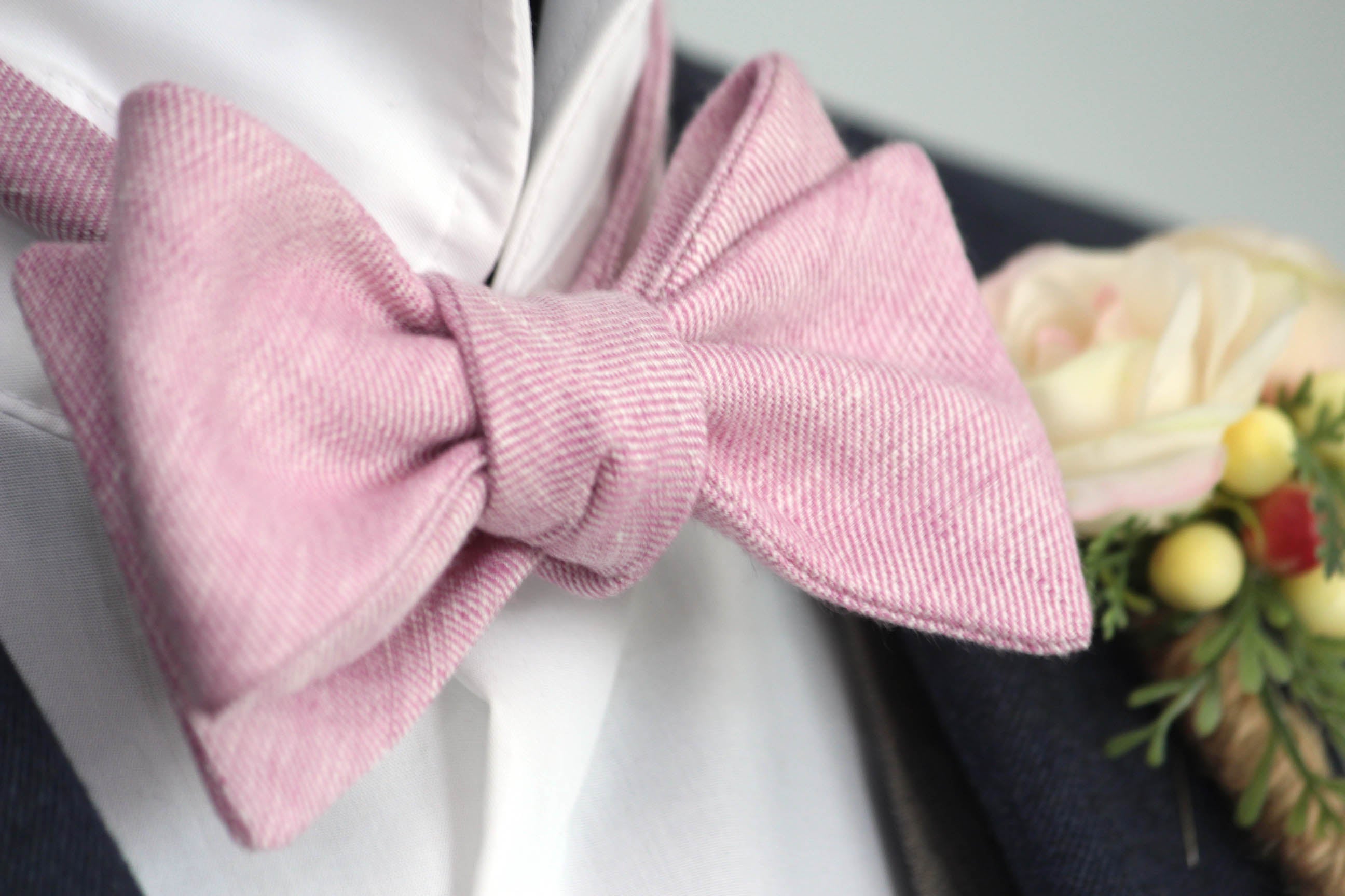 Lilac Lavender Self-Tie Bow Tie