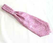 Load image into Gallery viewer, Lilac Paisley Silk Ascot
