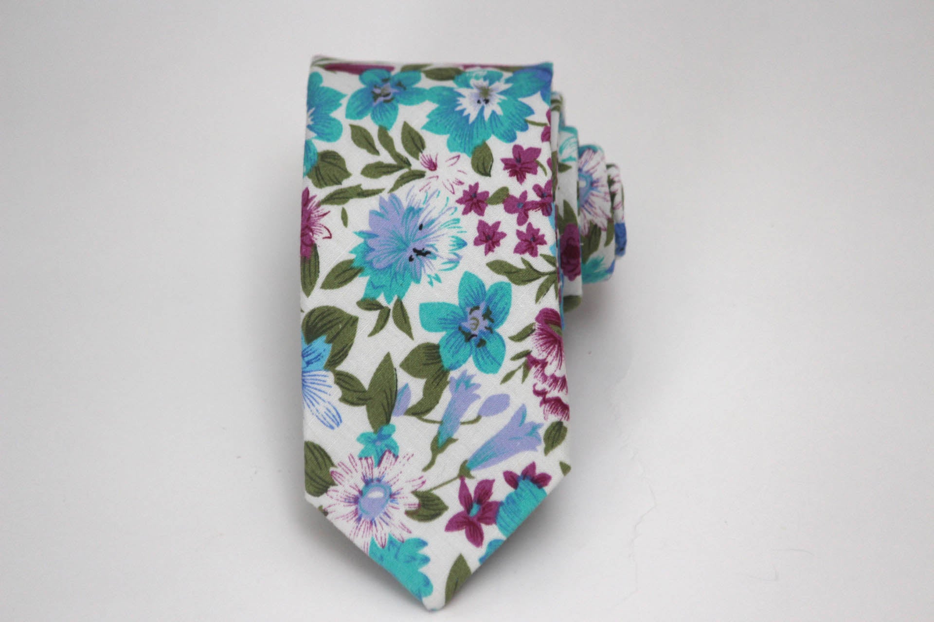 Cotton Floral Necktie