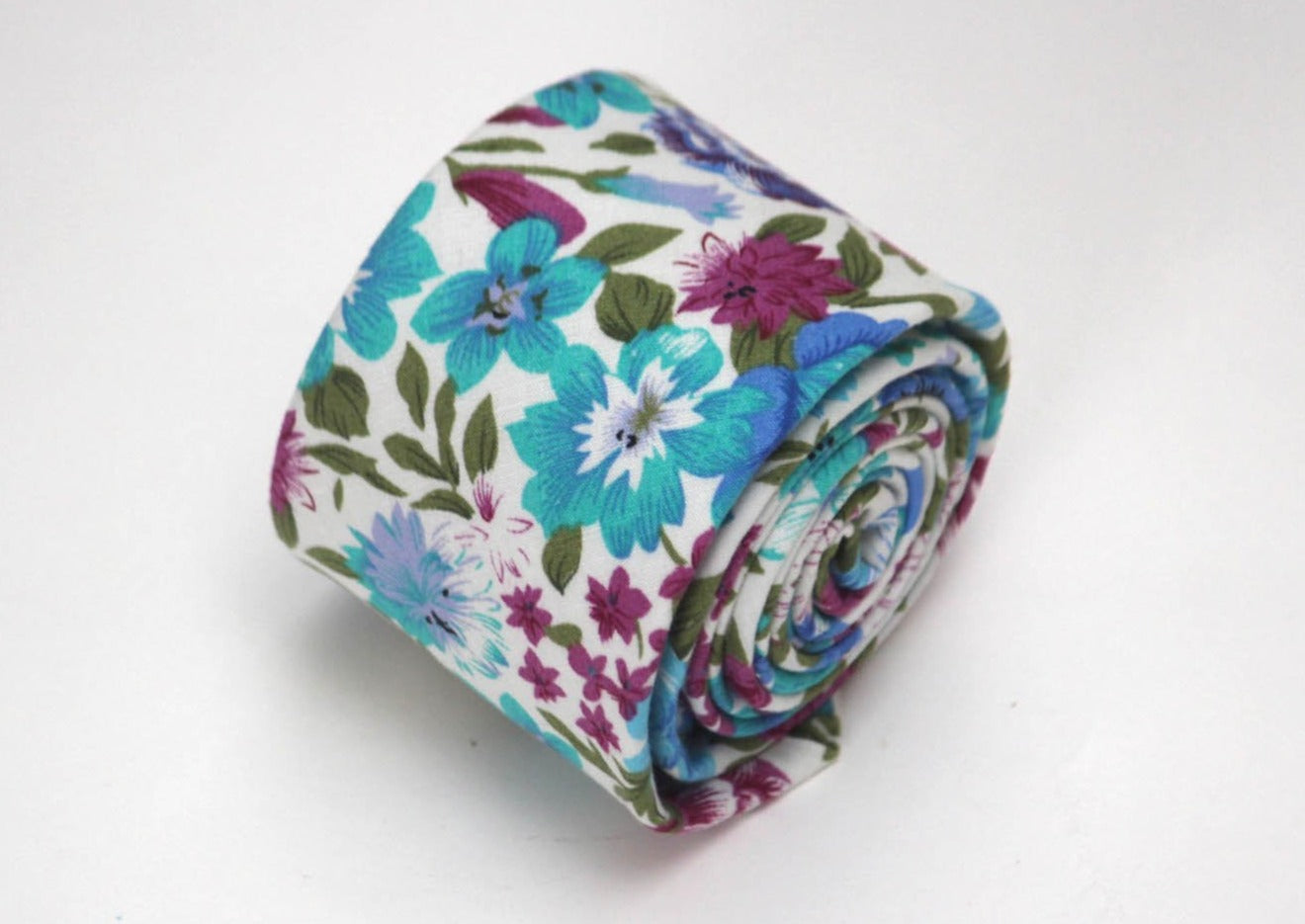 Cotton Floral Necktie