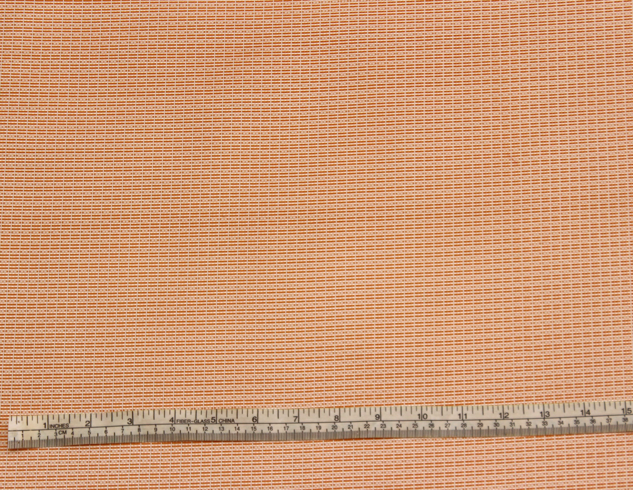 Orange Plaid Silk Fabric