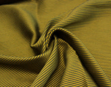 Load image into Gallery viewer, Moss Green Stripe Silk Fabric
