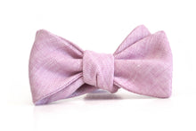 Load image into Gallery viewer, Lilac Lavender Self-Tie Bow Tie
