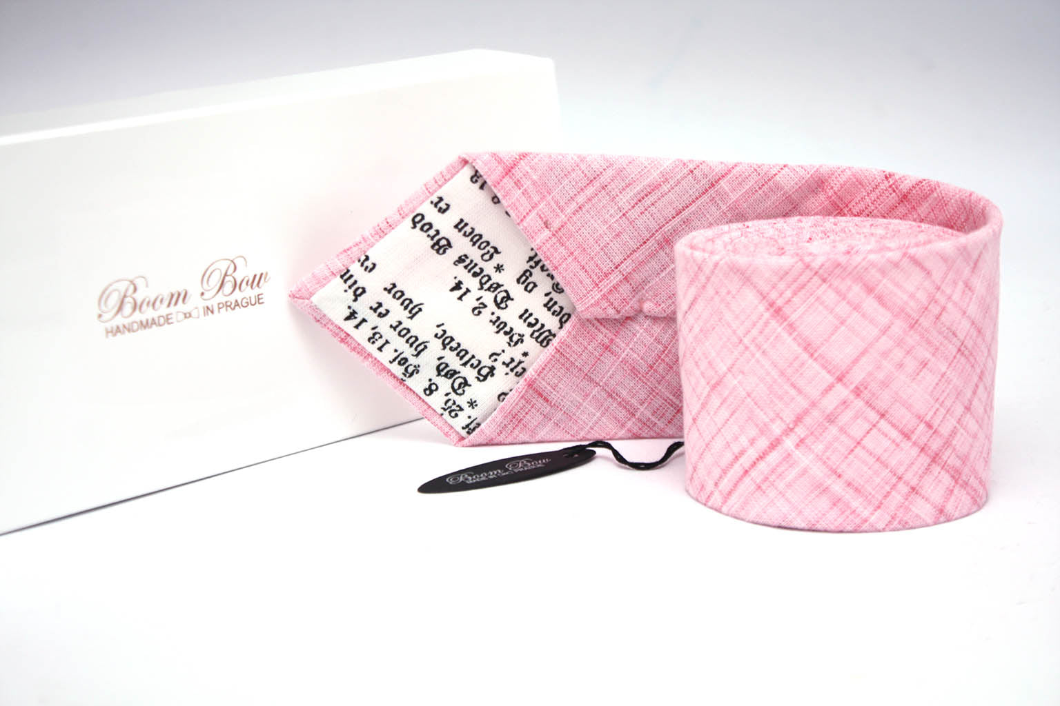 Pink Cotton Necktie