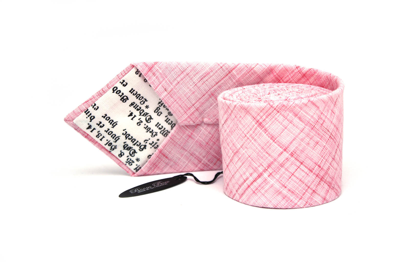 Pink Cotton Necktie