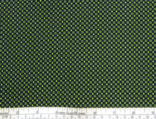 Load image into Gallery viewer, Green Navy Ornament Silk Fabric

