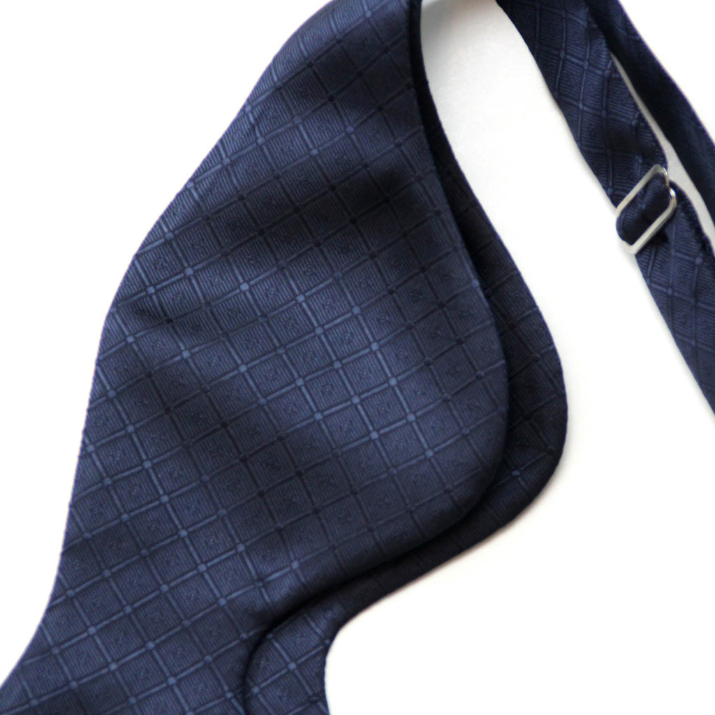 Untied Navy Big Butterfly bow tie