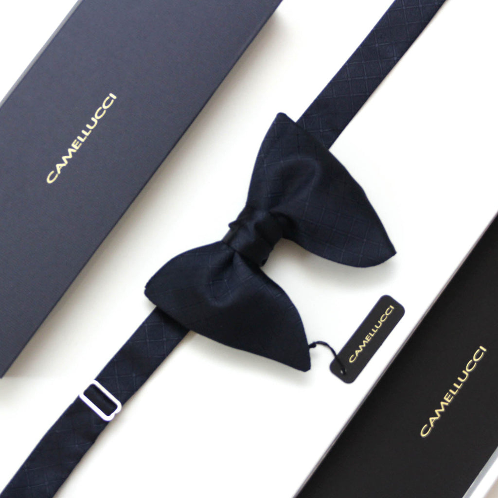 Navy Big Butterfly bow tie