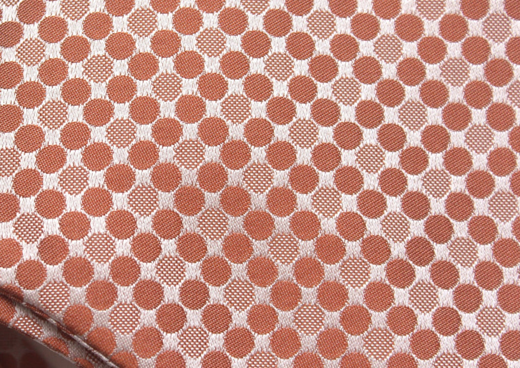 Rusty brown–orange polka dots Bow Tie